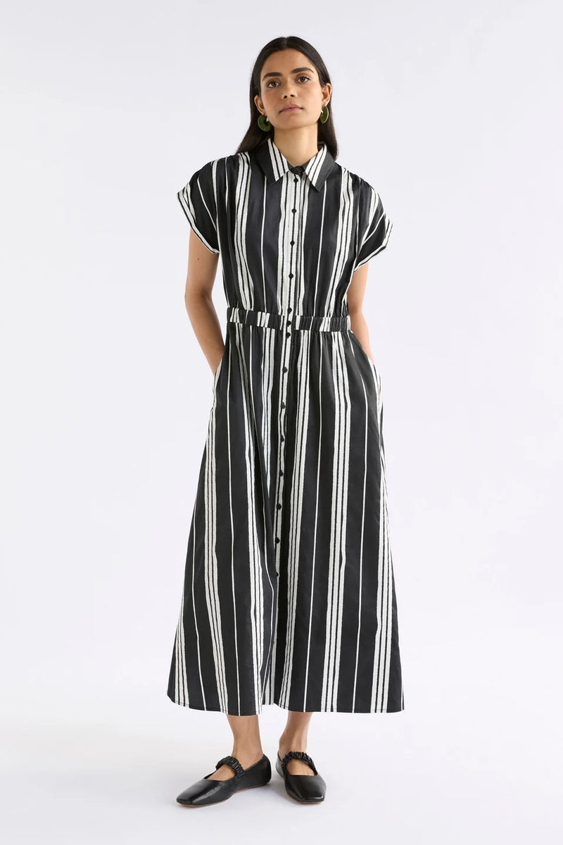 Elk The Label - Reza Shirt Dress Black [sz:10]