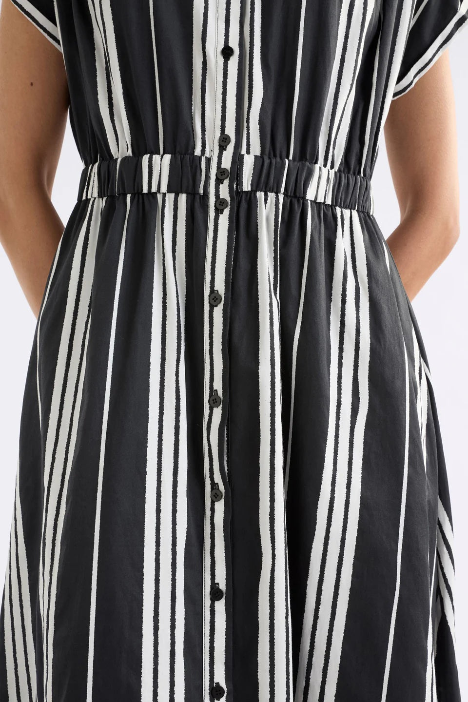Elk The Label - Reza Shirt Dress Black [sz:10]