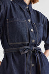 Elk The Label - Denym Pocket Dress [sz:10 Clr:authentic Blue Wash]