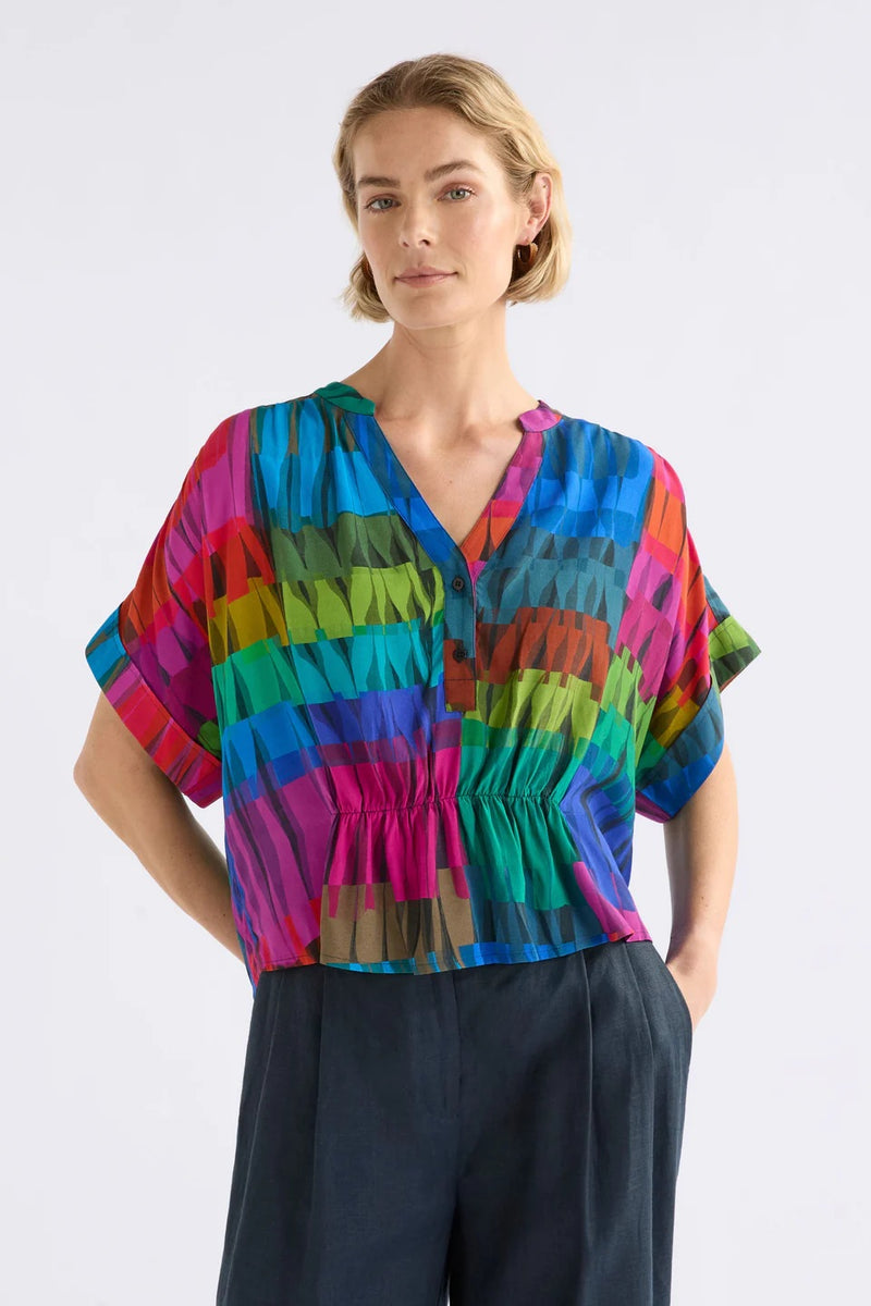 Elk The Label - Seka Top Lind Dark Print [sz:10]