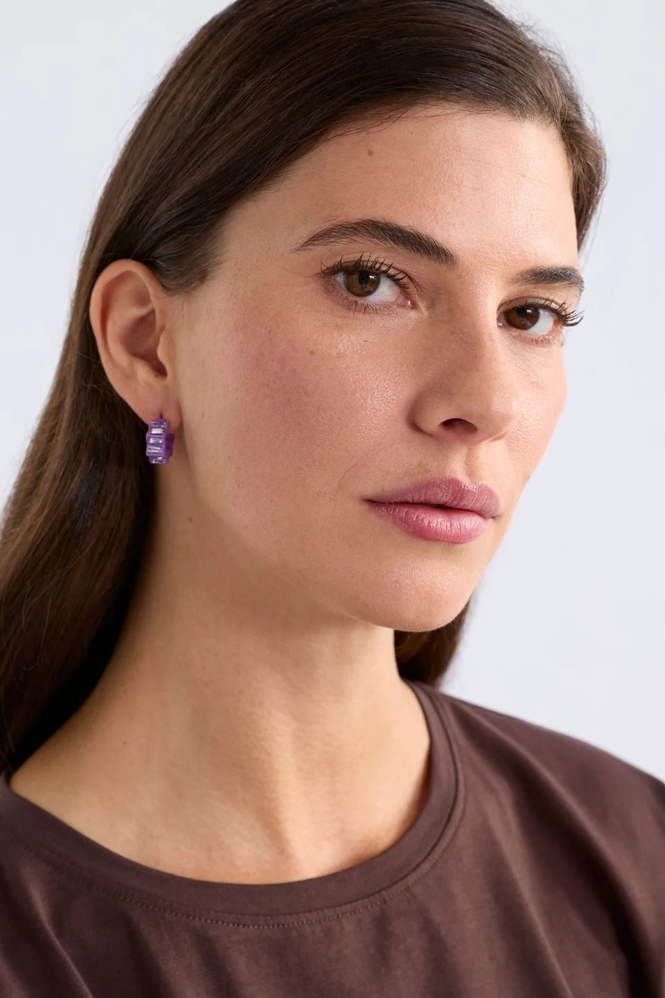 Elk The Label - Jolle Mini Hoop Earring Violet