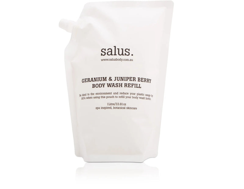 Salus - Geranium And Juniper Berry Body Wash Refill 1ltr