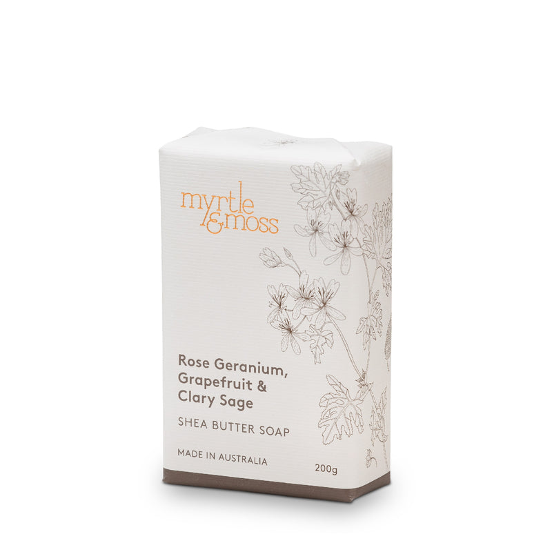Myrtle And Moss - Shea Soap Rose Geranium