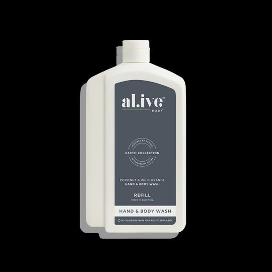 Al.ive Body - 1l Wash Refill - Sea Cotton & Coconut