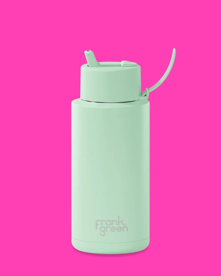 Frank Green - 34oz Mint Gelato Flip Straw Lid