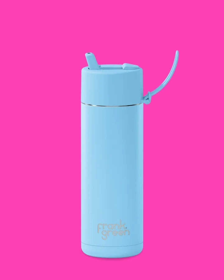Frank Green - 20oz Sky Blue Flip Straw Lid