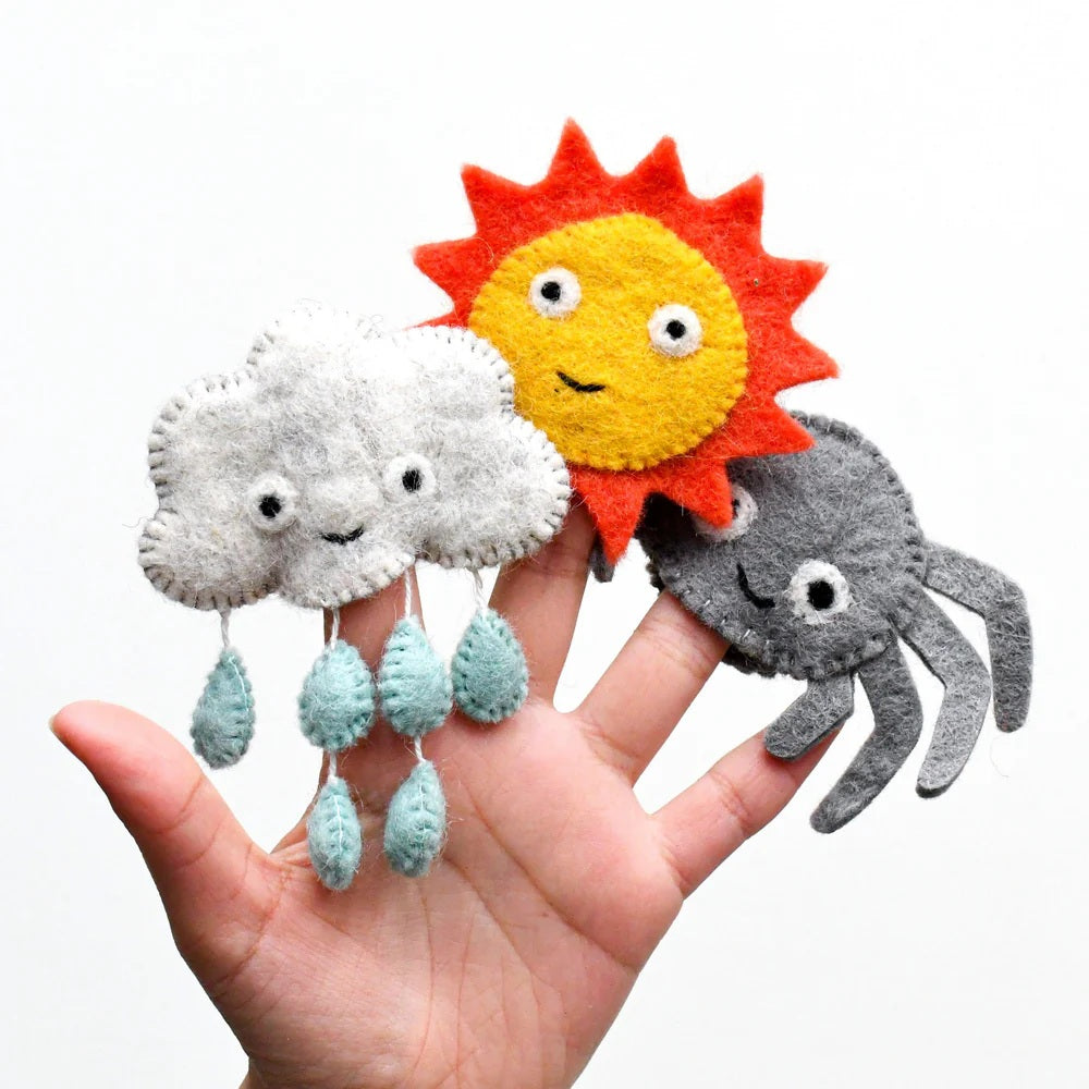 Tara Treasures - Incy Wincy Spider Finger Puppets 