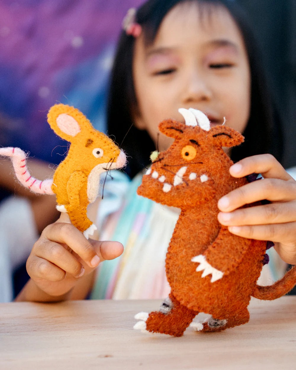 Tara Treasures - The Gruffalos Child Finger Puppet Set By Jd & As