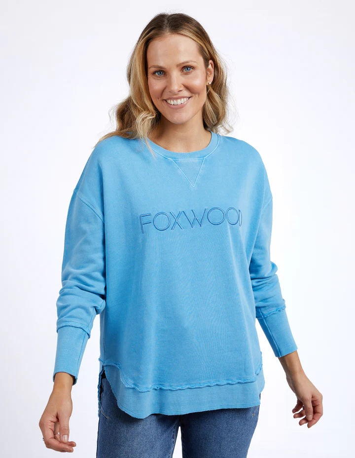 Foxwood - Simplified Crew Bright Blue [sz:14]