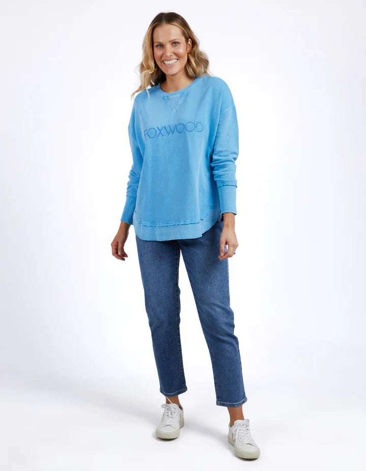Foxwood - Simplified Crew Bright Blue [sz:14]