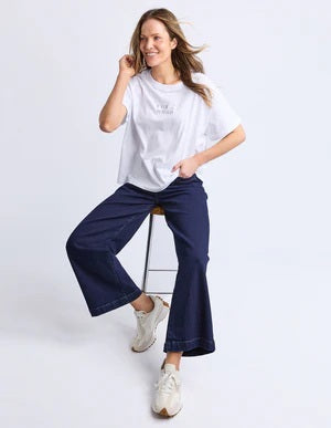 Foxwood - Huntleigh Oversized Tee White [sz:10]