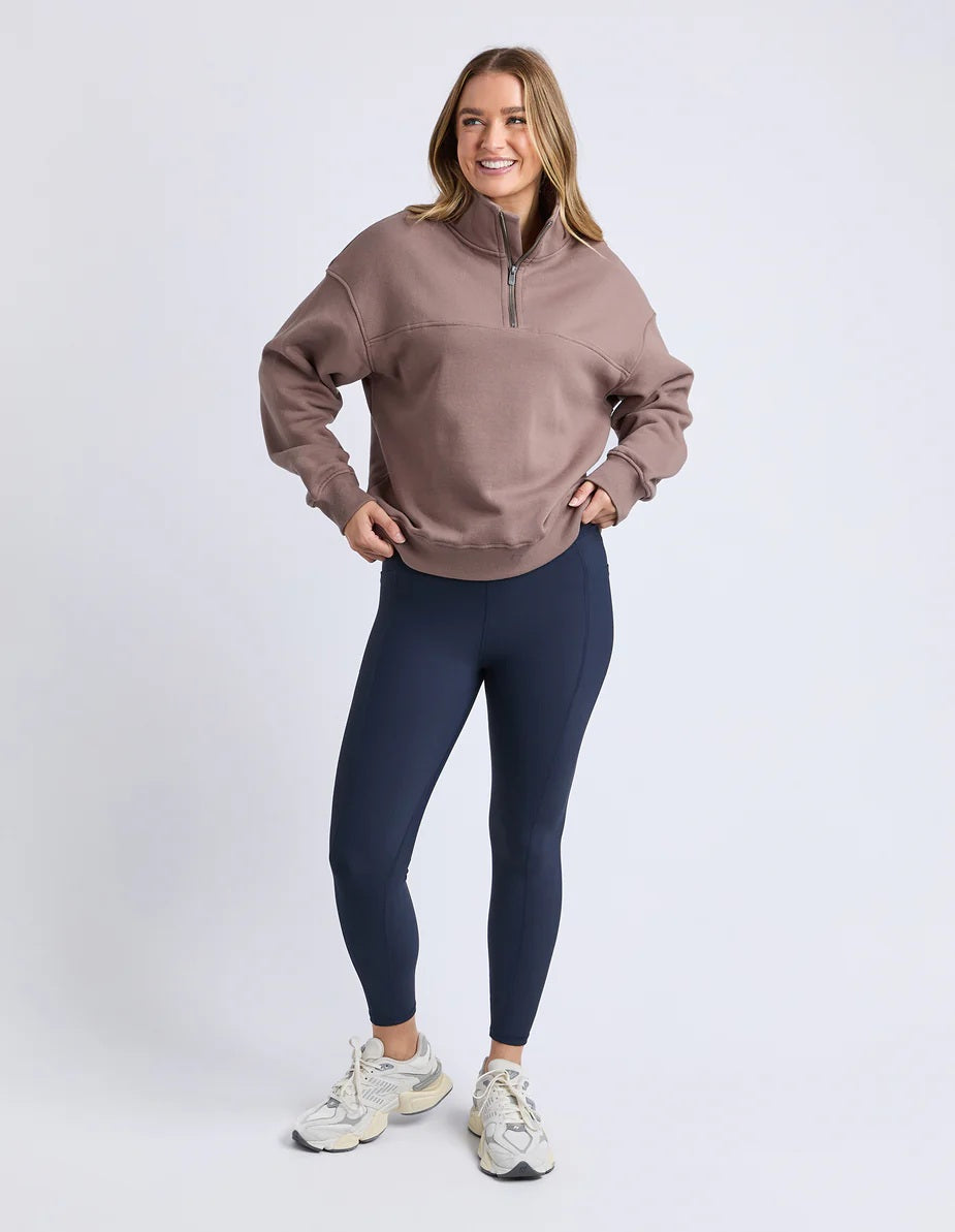 Foxwood - College Zip Crew Mocha [sz:10]