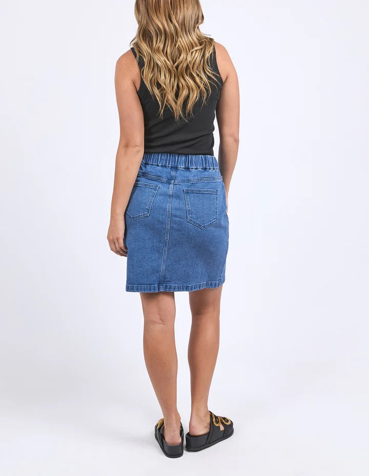 Foxwood - Rio Skirt Mid Blue Denim [sz:12]