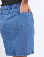 Foxwood - Rio Skirt Mid Blue Denim [sz:12]