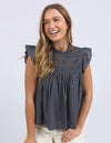 Foxwood - Adelyn Top Charcoal [sz:10]