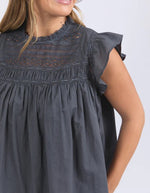 Foxwood - Adelyn Top Charcoal [sz:10]