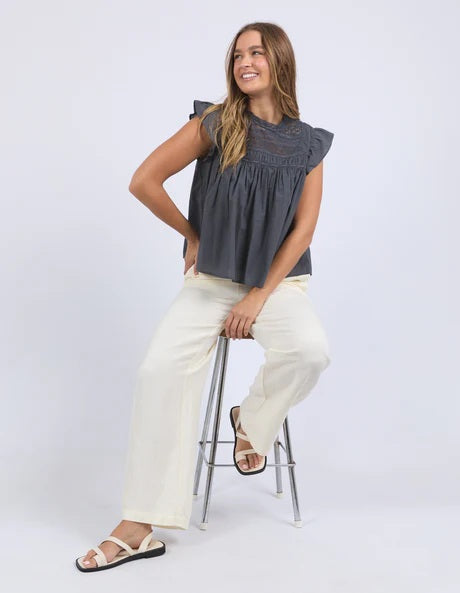 Foxwood - Adelyn Top Charcoal [sz:10]