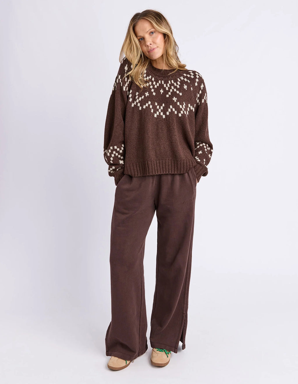 Foxwood - Polar Knit Crew Coffee [sz:10]