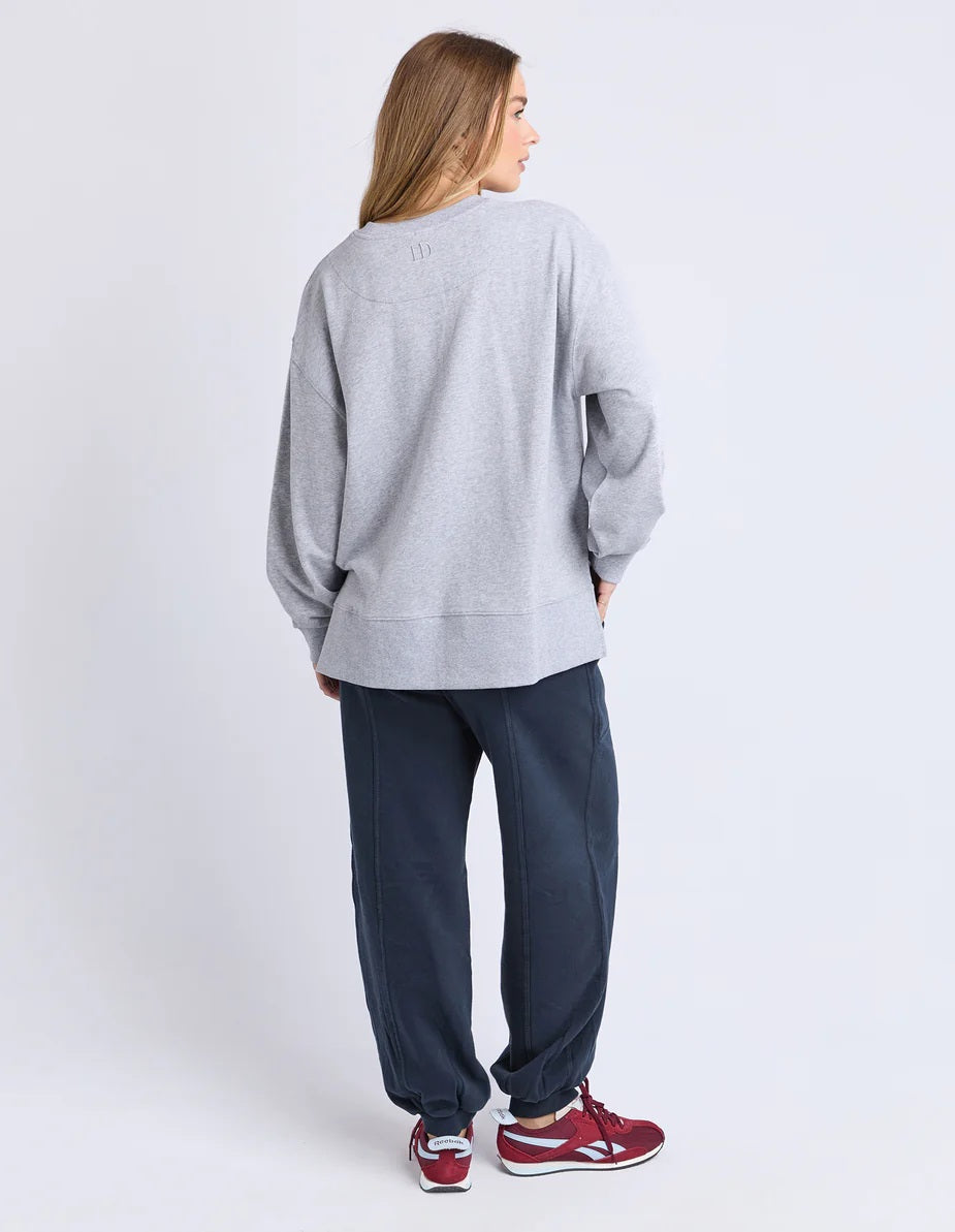 Foxwood - Effortless Crew Grey Marle [sz:10]