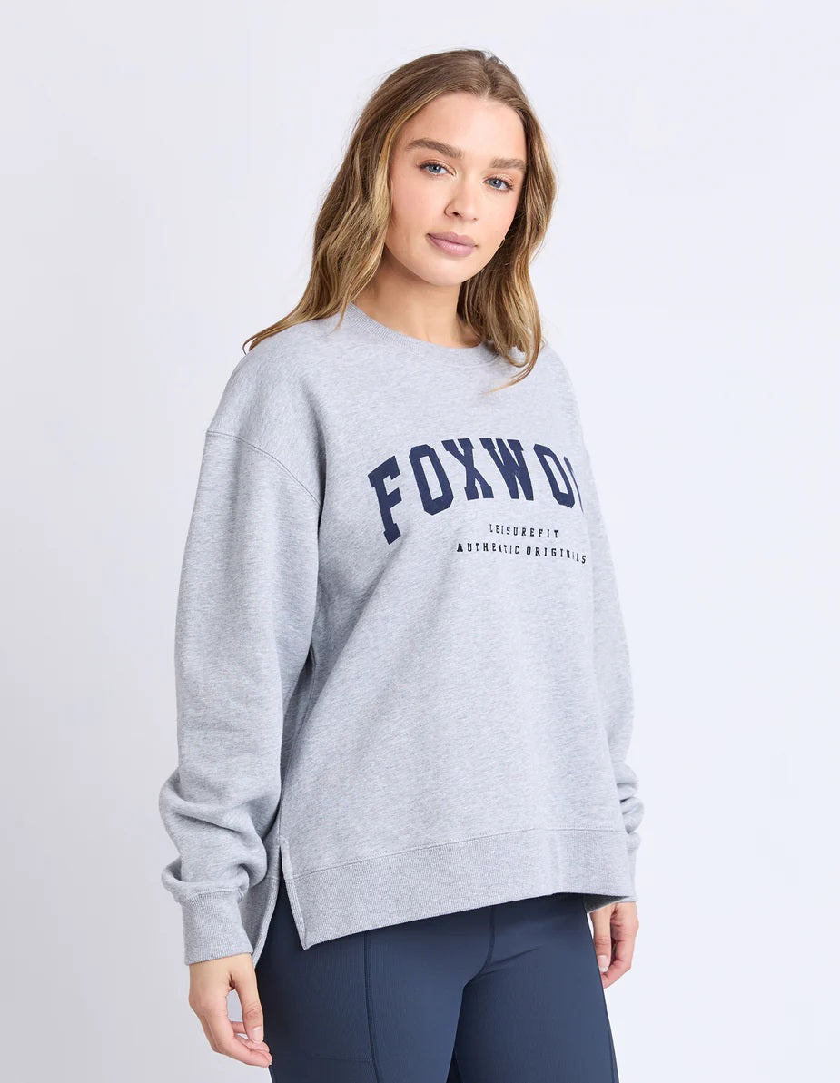 Foxwood - Intention Crew Grey Marle / Navy [sz:10]