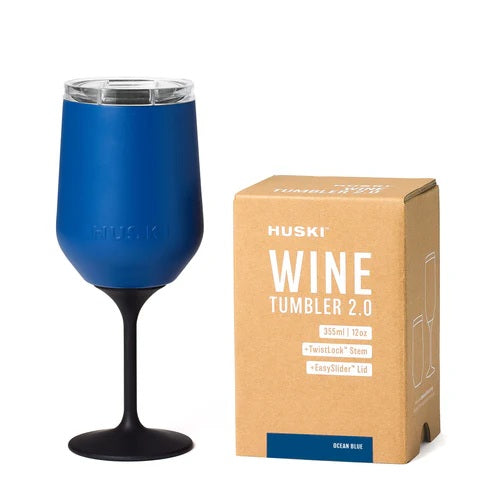 Huski - Wine Tumbler 2.0 Ocean Blue
