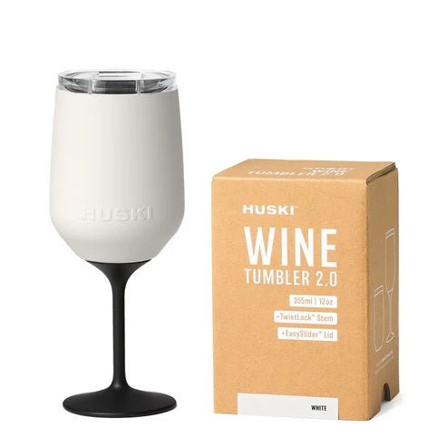 Huski - Wine Tumbler 2.0 White 