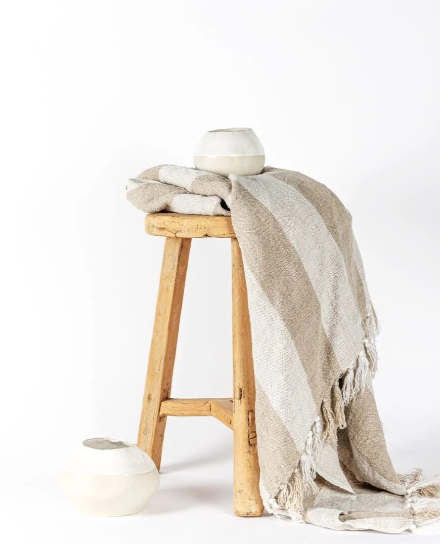 Christophe Linen Throw 130x170cm