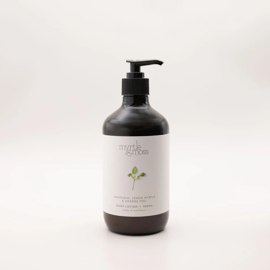 Myrtle And Moss - Body Lotion 500ml Mandarin, Lemon Myrtle And Orange Peel 