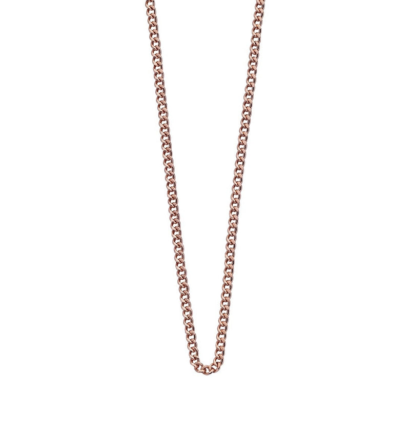 Bespoke Curb Chain 16" To 18" 18k Rose Gold Vermeil